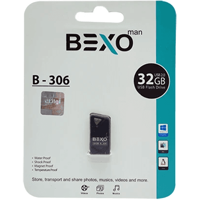 فلش مموری بکسو مدل B-306 ظرفیت 32 گیگابایت — تصویر ۳