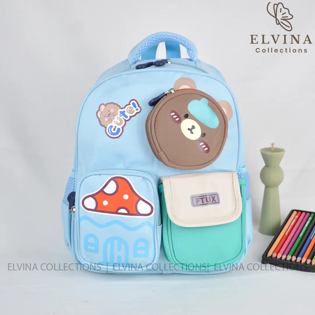کوله پشتی فانتزی طرح خرس کد 1876 — تصویر ۱۲