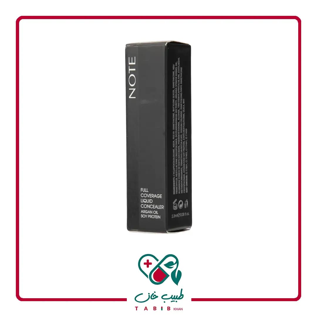 کانسیلر مایع فول کاور نوت شماره 01/Note Full Coverage Liquid Concealer No.01