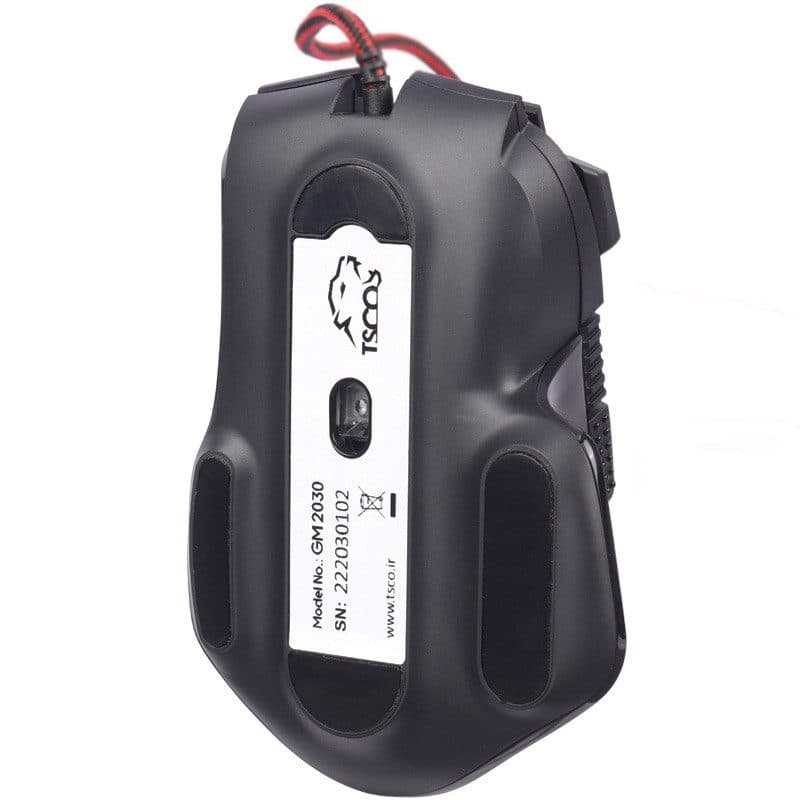 ماوس سیم دار تسکو گیمینگ مدل GM 2030 کد 8322-8328 — تصویر ۴