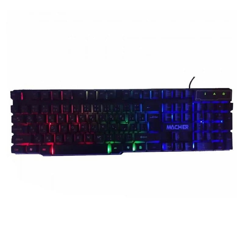 کیبورد گیمینگ مچر مدل MR-304 RGB کد 8524 — تصویر ۱۰