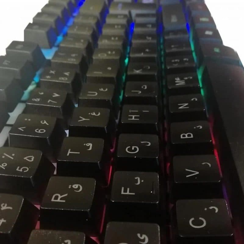 کیبورد گیمینگ مچر مدل MR-304 RGB کد 8524 — تصویر ۱۱