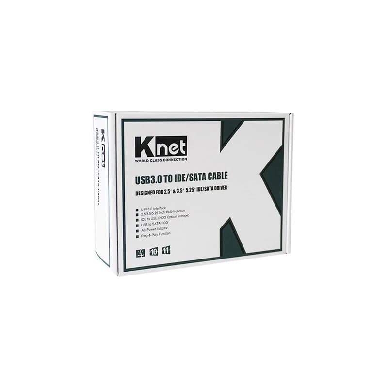 مبدل USB 3.0 به SATA/IDE کی نت مدل K-COU30IDE کد 8959 — تصویر ۱۰