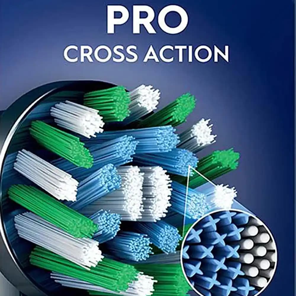 سَری مسواک برقی اورال-بی pro cross action 4 pcs — تصویر ۷