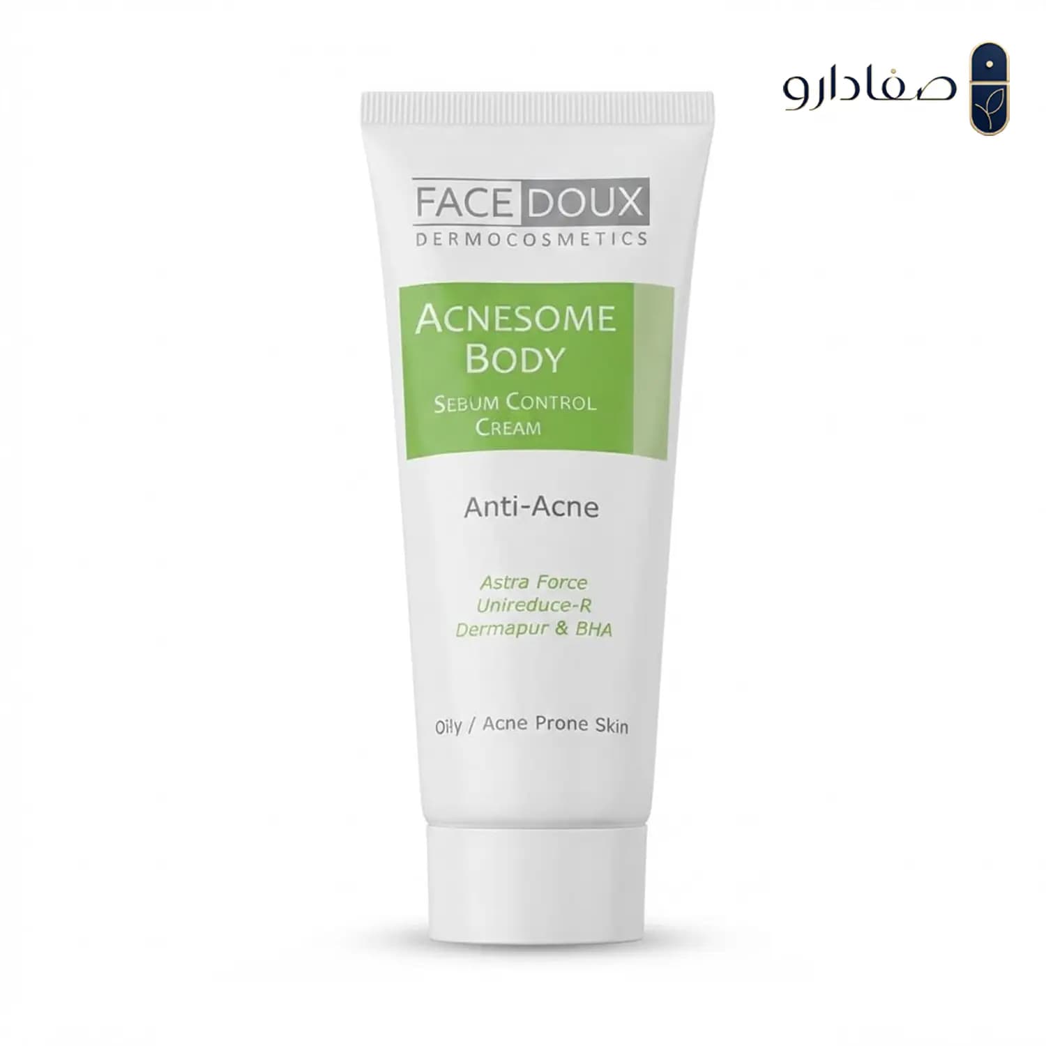 کرم ضد جوش بدن فیس دوکس سری Acnesome مدل Astra Force مناسب پوست چرب حجم 75 میلیلیتر | Face Doux Acnesome Astra Force Body Acne Cream — تصویر ۳