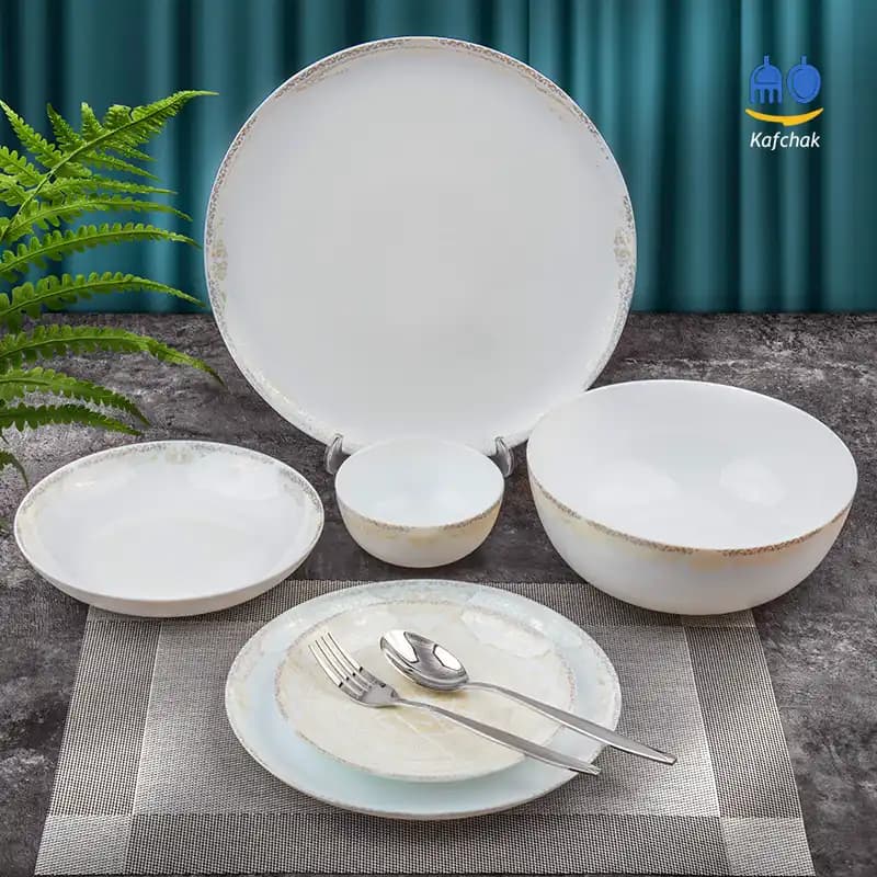 سرویس قاشق چنگال برند SG – مدل پرنس – استیل براق — تصویر ۳