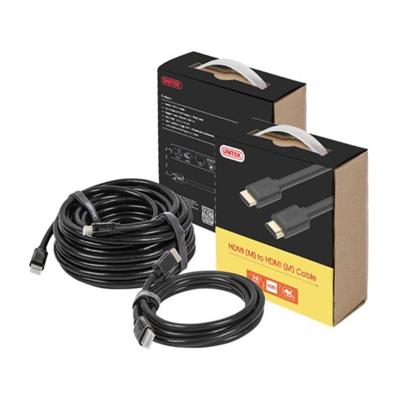 کابل HDMI یونیتک مدل Y-C144M به طول 20 متر کد 2847 — تصویر ۵