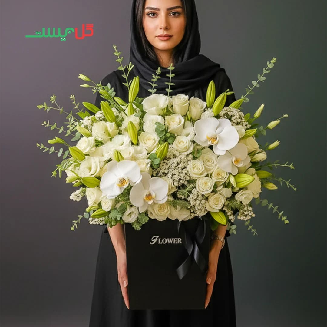 باکس گل مدل آرامش – گل فروشی آنلاین گل بیست — تصویر ۷