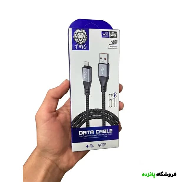کابل شارژ کنفی تایپسی Lion مدل TMC — تصویر ۳