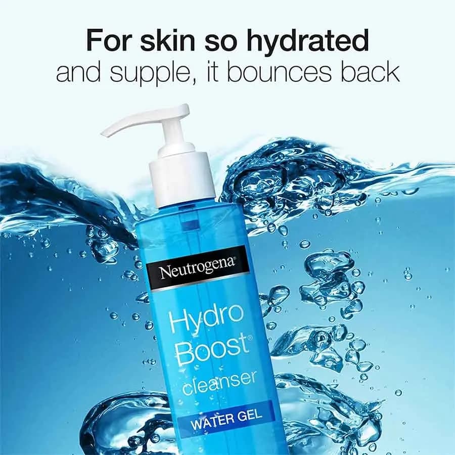 ژل شستشوی صورت نوتروژینا مدل HYDRO BOOST حجم 200mL — تصویر ۴