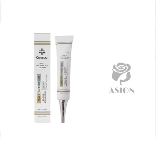 کرم دور چشم ضد چروک و روشن کننده حلزون چاسکو مدل Snail & Hyaluronic acid — تصویر ۴