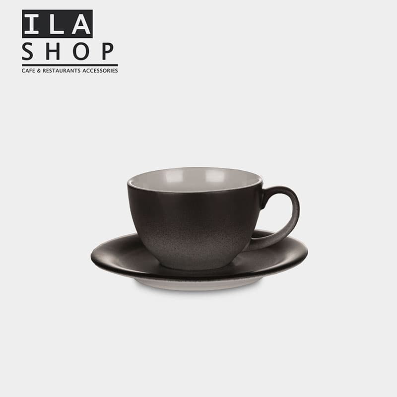 فنجان نعلبکی کاپوچینو کد 222 شش عددی ایلا — تصویر ۳
