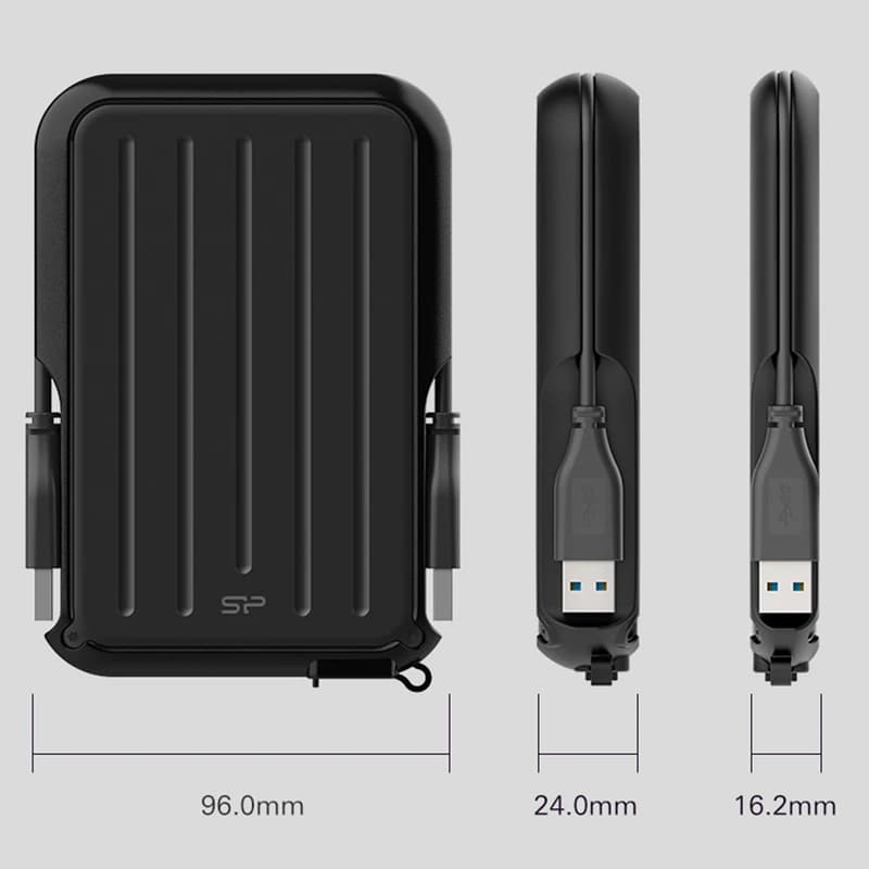 هارد اکسترنال سیلیکون پاور (Silicon Power) مدل Armor A66 ظرفیت 5TB — تصویر ۸