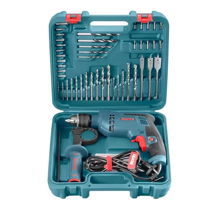 کیت دریل چکشی رونیکس 750 وات مدل RS-0006 — تصویر ۷