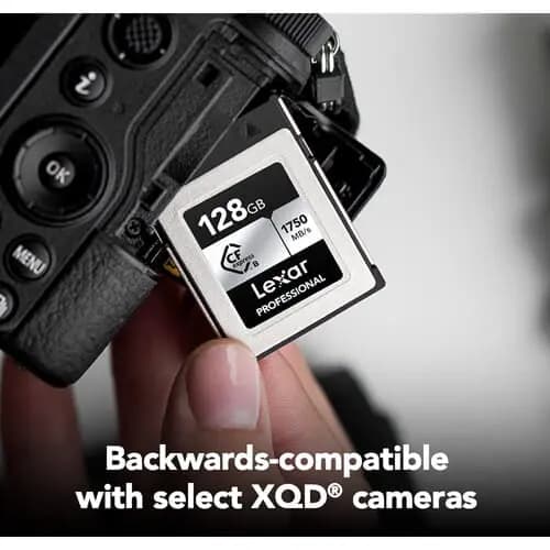 کارت حافظه لکسار Lexar 128GB Professional CFexpress Type B Card SILVER Series — تصویر ۱۰