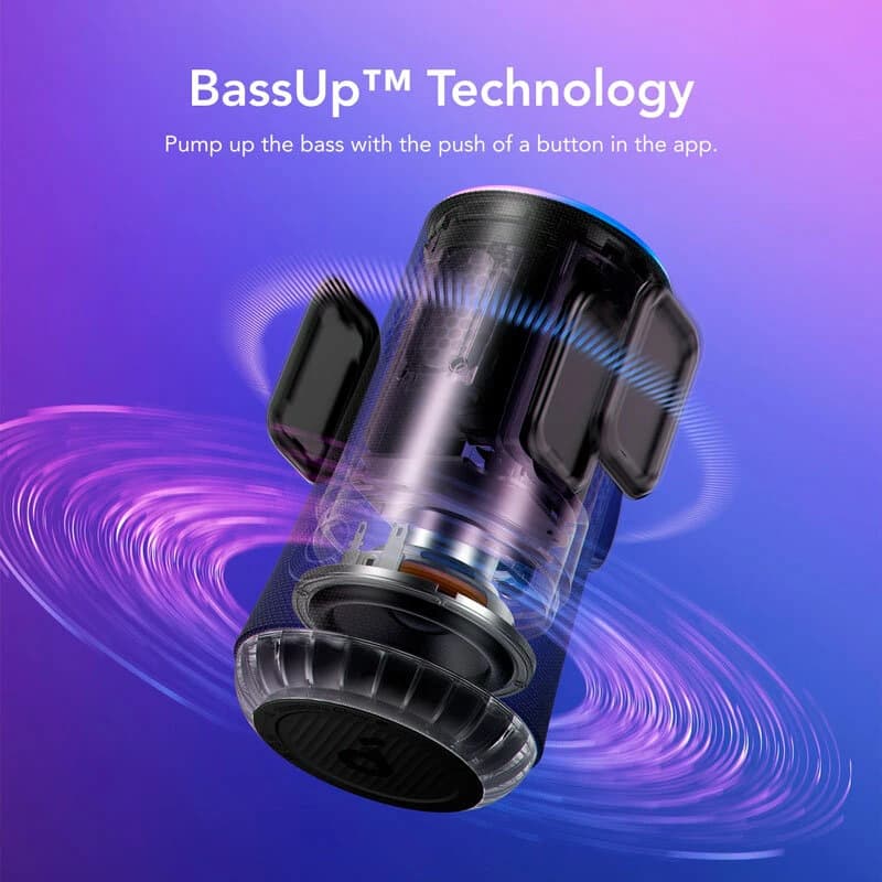 اسپیکر بلوتوثی انکر Soundcore Glow A3166011 — تصویر ۷