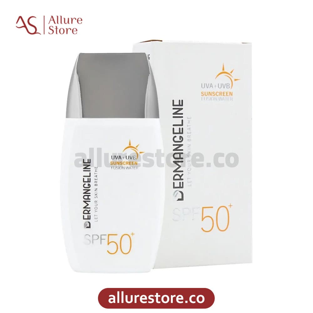 کرم ضد آفتاب فیوژن واتر بیرنگ SPF50 درم انجلین حجم 50ml | آلور استور