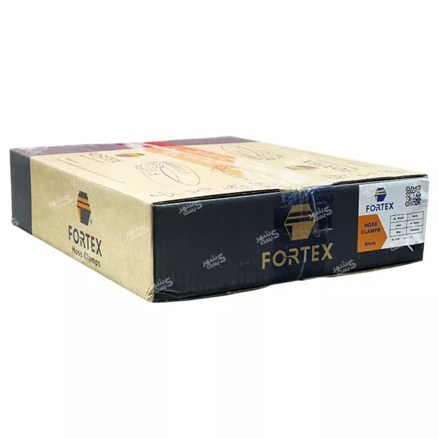 بست شیلنگ استیل 10/16 میلیمتر فورتکس (FORTEX) — تصویر ۷