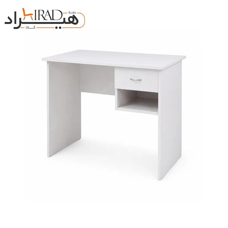 میز تحریر سفید تک کشو با محفظه باز هیراد مدل T221 — تصویر ۷
