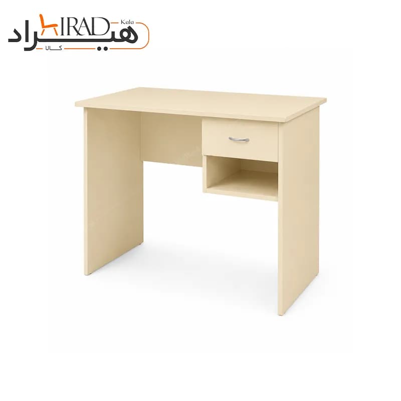 میز تحریر سفید تک کشو با محفظه باز هیراد مدل T221 — تصویر ۵