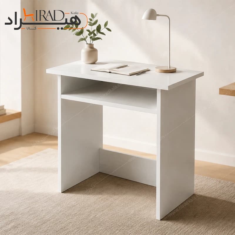 میز تحریر چوبی طبقه دار پایه زاویه دار هیراد مدل T220 — تصویر ۹
