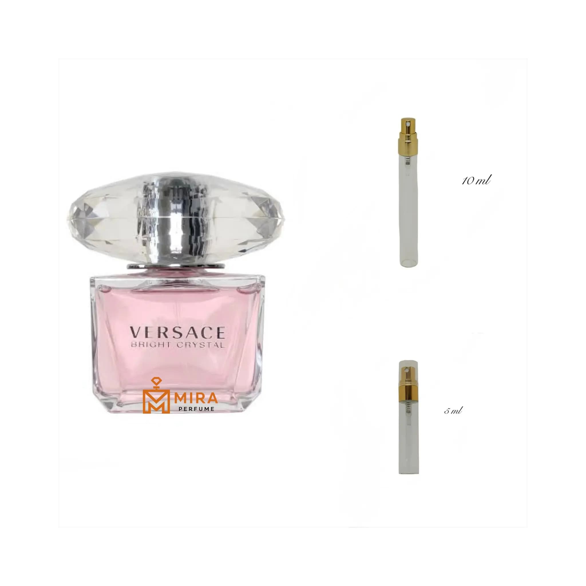 دکانت ادکلن ورساچه صورتی برایت کریستال Versace Bright Crystal — تصویر ۷