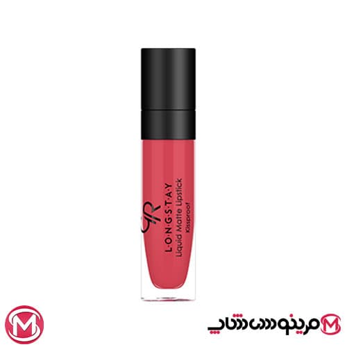 رژ لب مایع مات بادوام گلدن رز شماره 32 — تصویر ۹