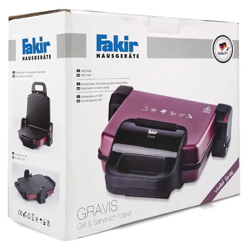 ساندویچ ساز و گریل فکر مدل گراویس Fakir Gravis — تصویر ۳