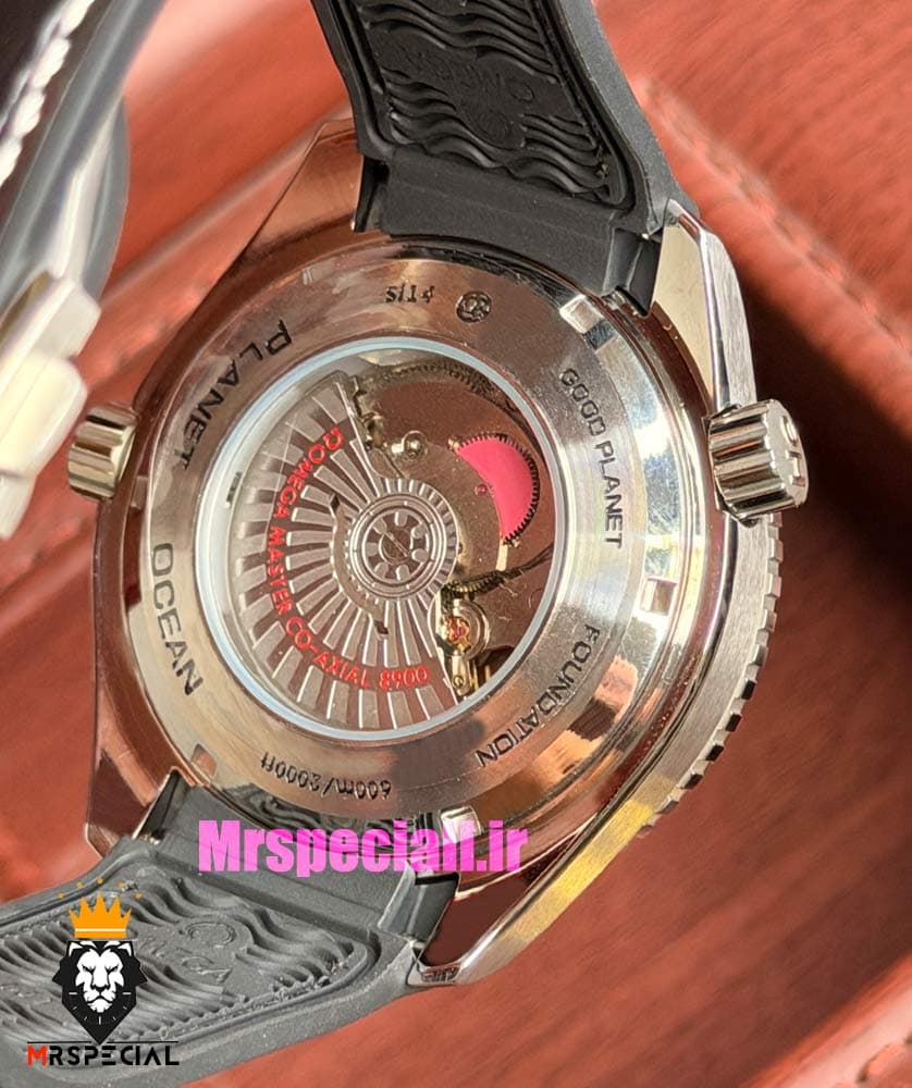 ساعت امگا مردانه سیمستر اتوماتیک صفحه مشکی OMEGA SEAMASTER Planet Ocean 021636 — تصویر ۱۱