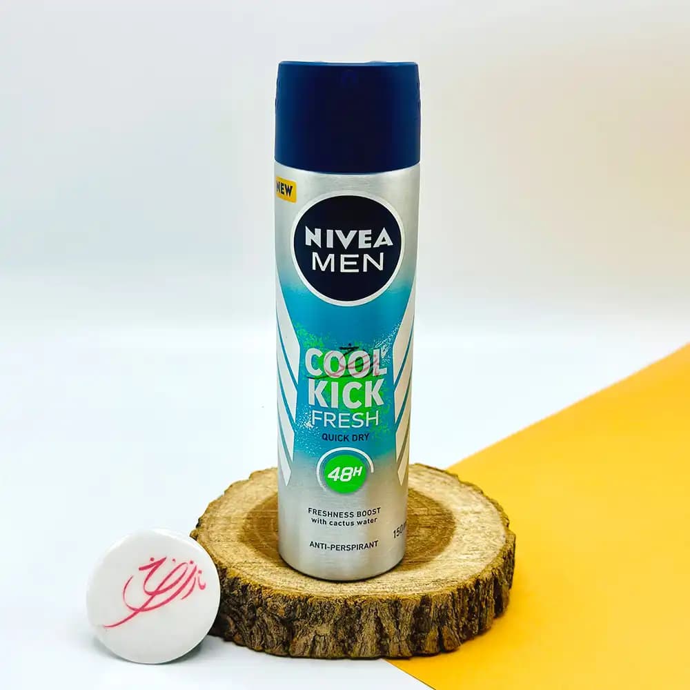 اسپری ضد تعریق مردانه نیوا من NIVEA MEN مدل COOL KICK FRESH حجم 150 میلی لیتر — تصویر ۳