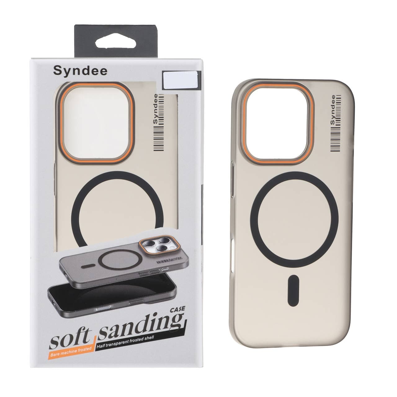 قاب اورجینال Syndee پشت مات MagSafe مدل Apple iPhone 16 Pro – مشکی کد 1 (پک دار)