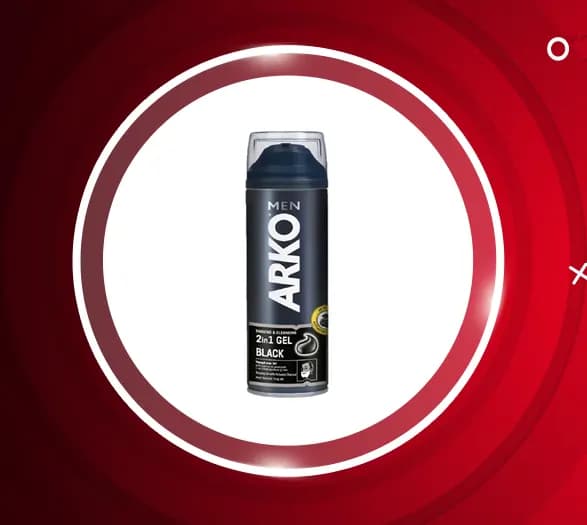 ژل اصلاح آرکو من 2 در 1 مدل Black حجم 200 میل ARKO — تصویر ۸