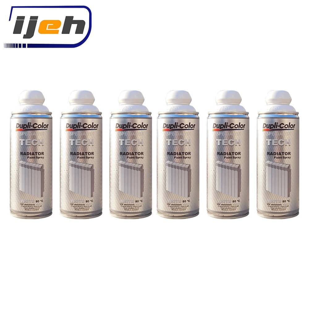 اسپری رنگ سفید رادیاتور دوپلی کالر Dupli Color TECH Radiator Paint Spray 400ml — تصویر ۵
