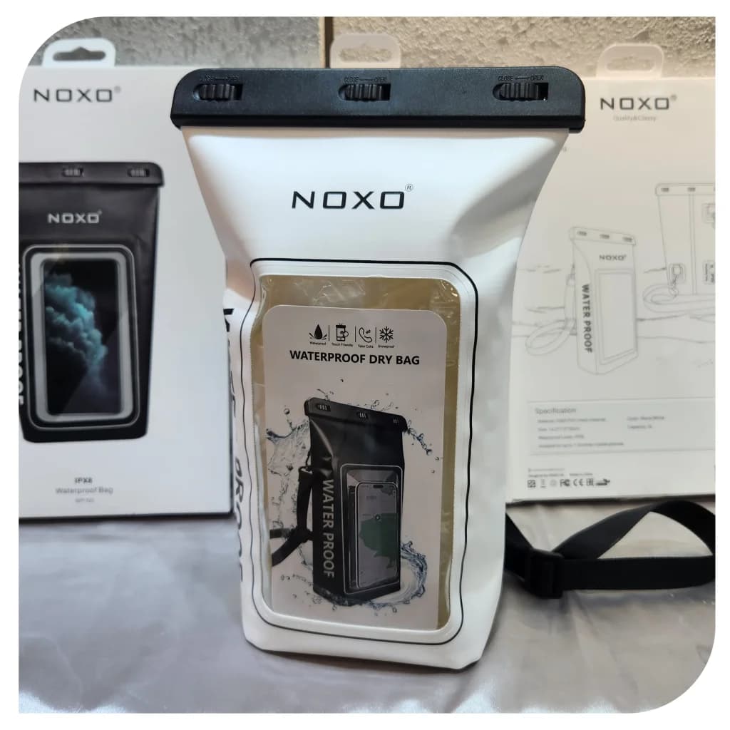 کیف ضد آب موبایل نوکسو مدل WP‑N2 ظرفیت 2 لیتر با استاندارد IPX8 مناسب گوشی تا 7.5 اینچ — تصویر ۸