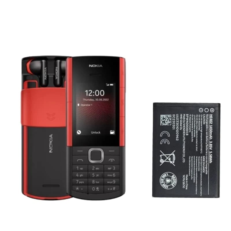 باتری گوشی نوکیا 5710 مدل HE402 — تصویر ۴