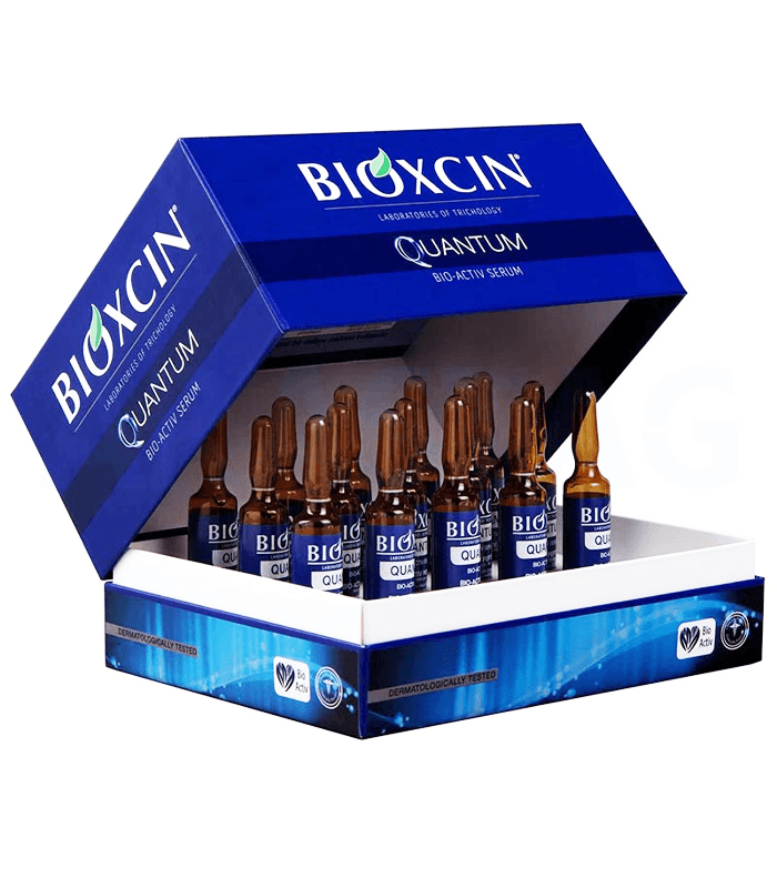 پک ۱۵ عددی سرم ضد ریزش بیوکسین مدل Quantum (Bioxcin Quantum Serum) — تصویر ۲