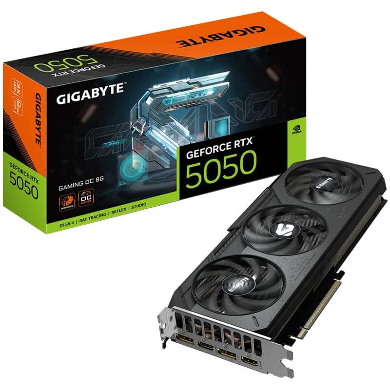 کارت گرافیک Gigabyte GeForce RTX 5050 Gaming OC 8G GDDR6 128Bit — تصویر ۹