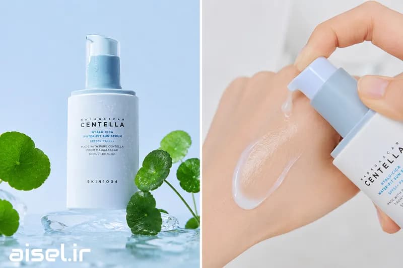 ضد آفتاب سنتلا آبی هیالو سیکا اصل +SPF50 و ++++PA حجم 50 میل تیوپی مناسب انواع پوست — تصویر ۶