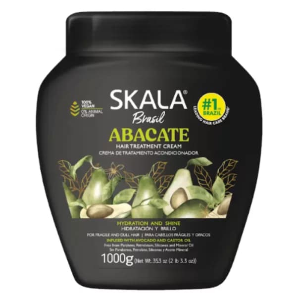 ماسک مو داخل حمام اسکالا مو فر آبرسان و ویتامینه قوی آووکادو SKALA ABACATE — تصویر ۹