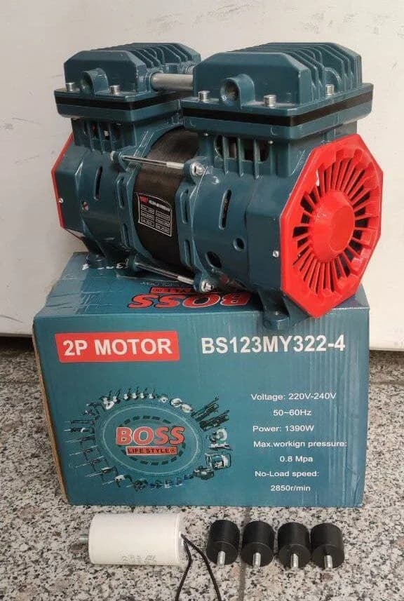 موتور کمپرسور سایلنت ۱۳۰۰ وات توربو باس مدل BS123MY322-4 — تصویر ۲