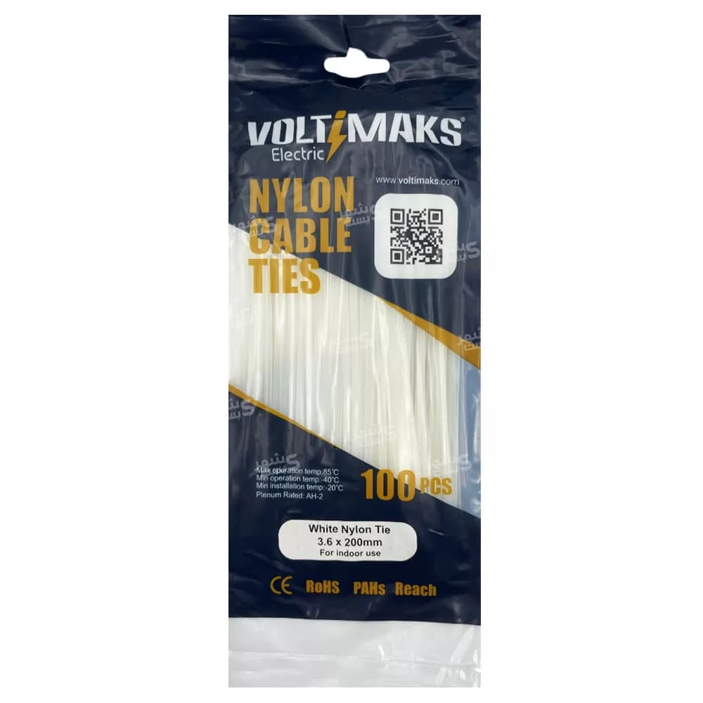 بست کمربندی ولتی مکس 20سانتیمتر عرض 3.6میلیمتر (voltimaks)