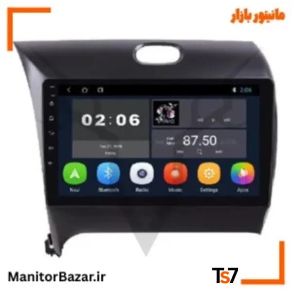 مانیتورخودرو TS7 کیا سراتو K3 | با قاب فابریک
