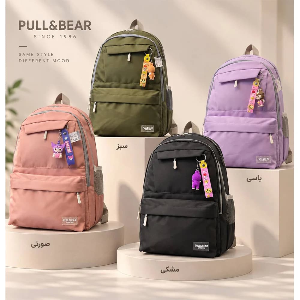 کوله پشتی مدرسه Pull & Bear کد 3651 — تصویر ۲