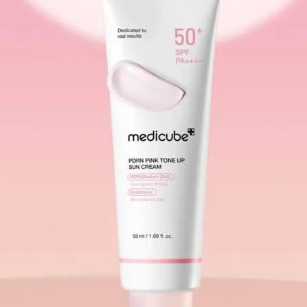 کرم ضد آفتاب مدی کیوب PDRN حجم ۵۰ میل SPF50 تون آپ — تصویر ۲
