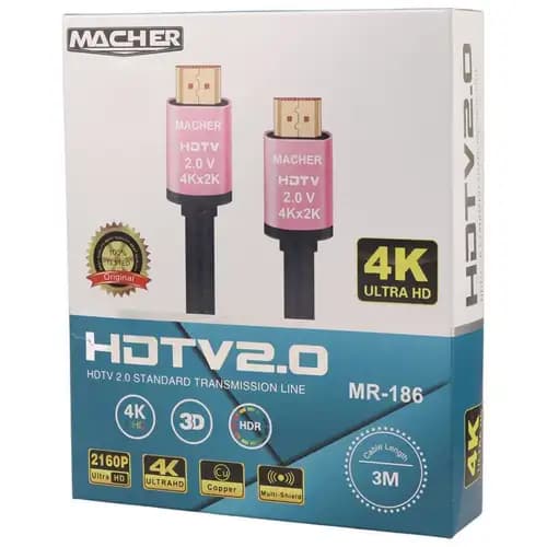 کابل HDMI 4k مچر + طول 3 متر