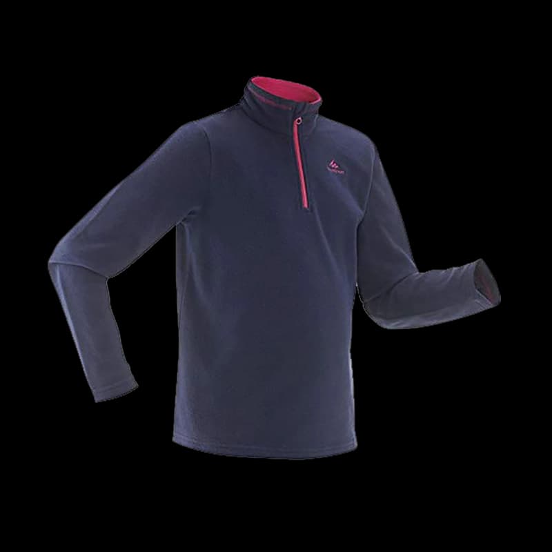 پلار نیم زیپ کچوا بچه گانه مدل Quechua Fleece MH100 Kid — تصویر ۷