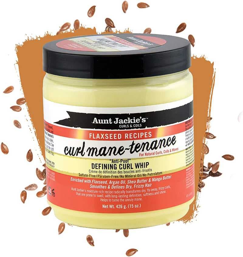 کرم فر کننده و حالت دهنده آنت جکیز Aunt Jackies Curls & Coils Curl Mane-Tenance Anti-Poof Defining Curl Whip 426g — تصویر ۴