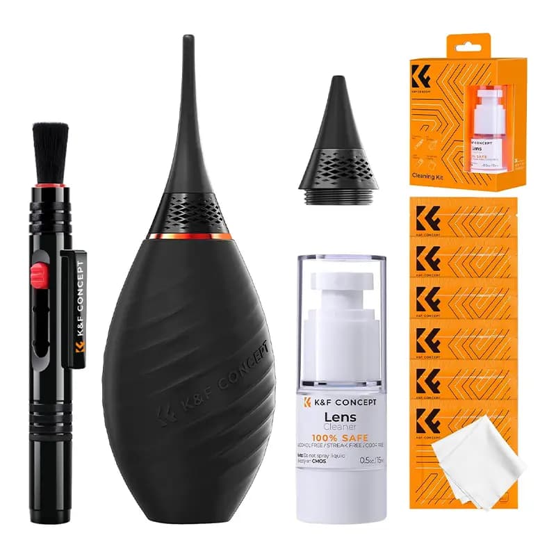 کیت تمیز کننده دوربین و لنز کی اند اف K&F CONCEPT 10-in-1 Professional Camera Cleaning Kit (SKU.2147)