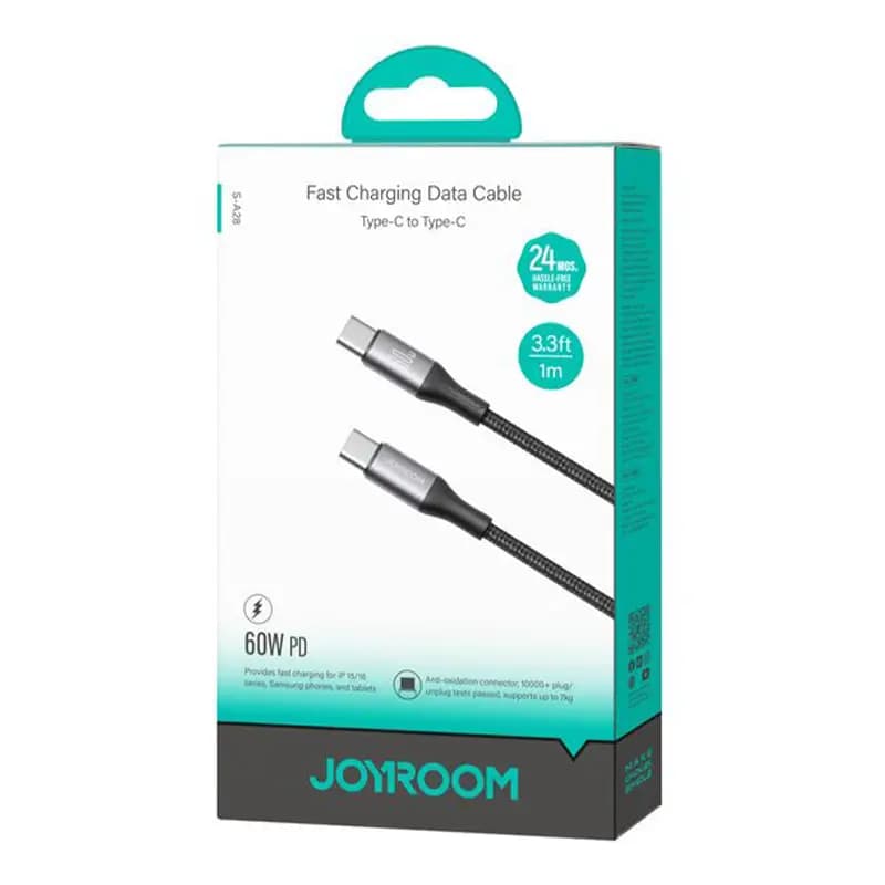 کابل شارژر سریع USB-C به USB-C جویروم مدل S-A28 — تصویر ۲