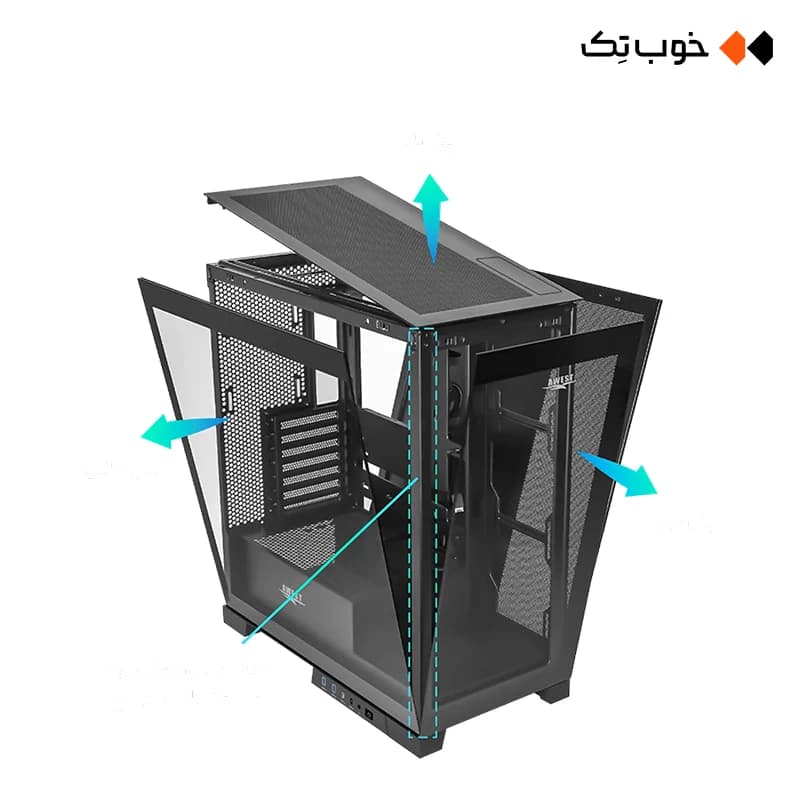 کیس گیمینگ اوست مدل GT-AQ16 — تصویر ۶